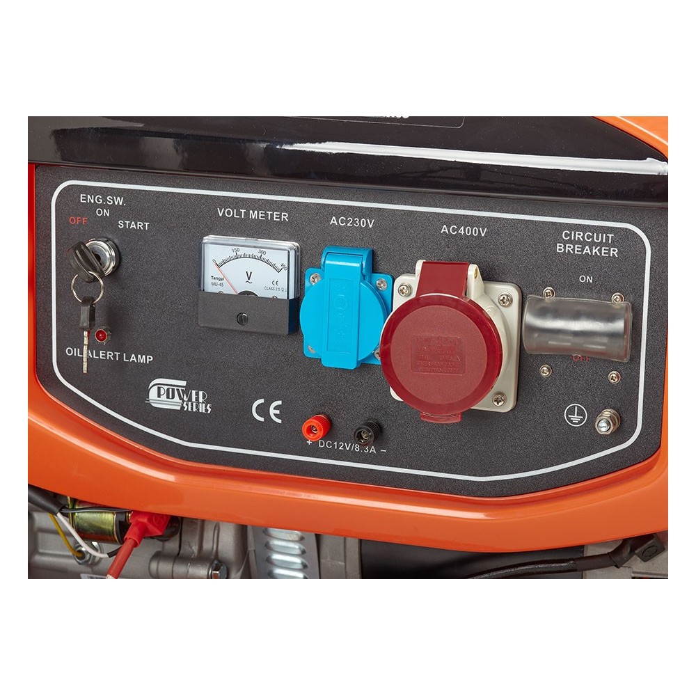 GENERADOR GASOLINA TRIFASICO 7000W / 8.75 KVA - 8.6A