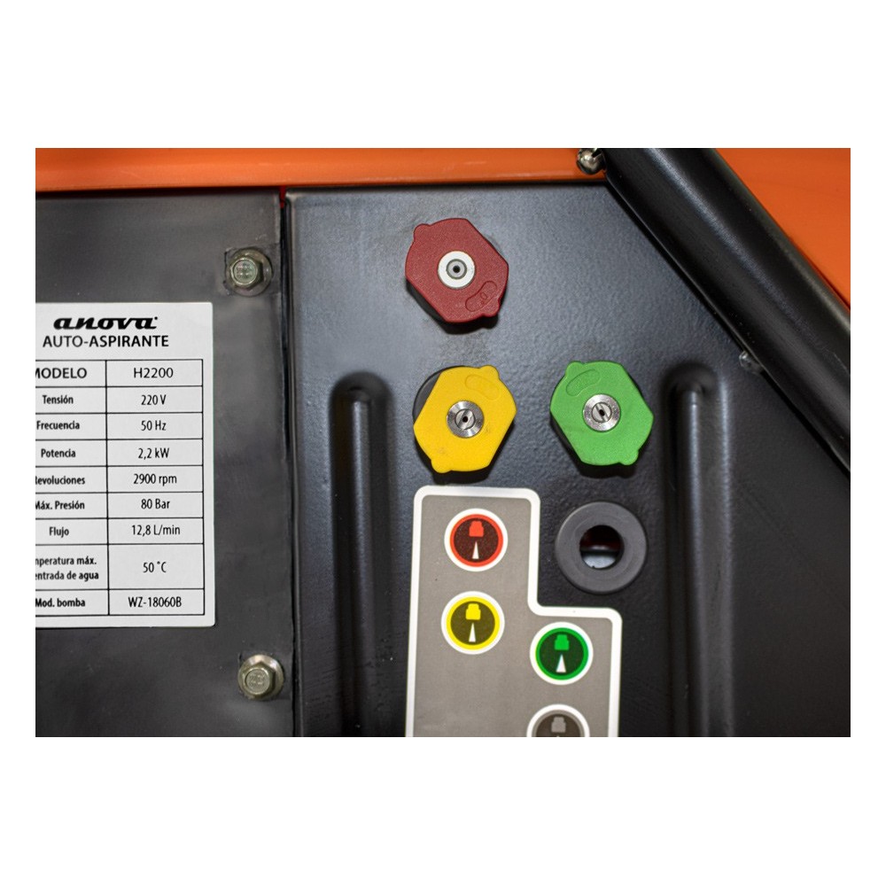 HIDROLIMPIADORA ANOVA 2200W  90bar 12.8L/min - AUTOASPIRANTE