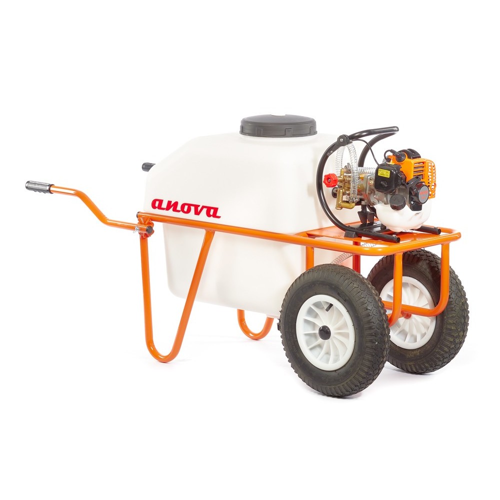 CARRETILLA PULV. (2 rueda) 100L BOMBA ANOVA 2T26cc