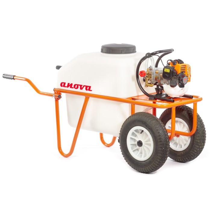 CARRETILLA PULV. (2 rueda) 100L BOMBA ANOVA 2T26cc