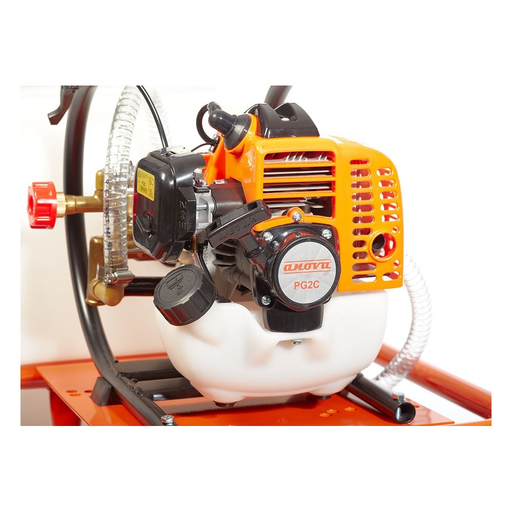 CARRETILLA PULV. (2 rueda) 100L BOMBA ANOVA 2T26cc