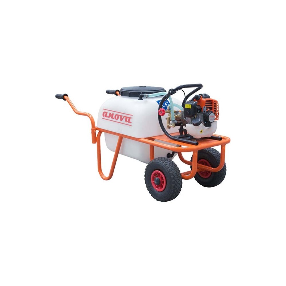 CARRETILLA PULVERIZADOR 50L BOMBA ANOVA 2T 26cc