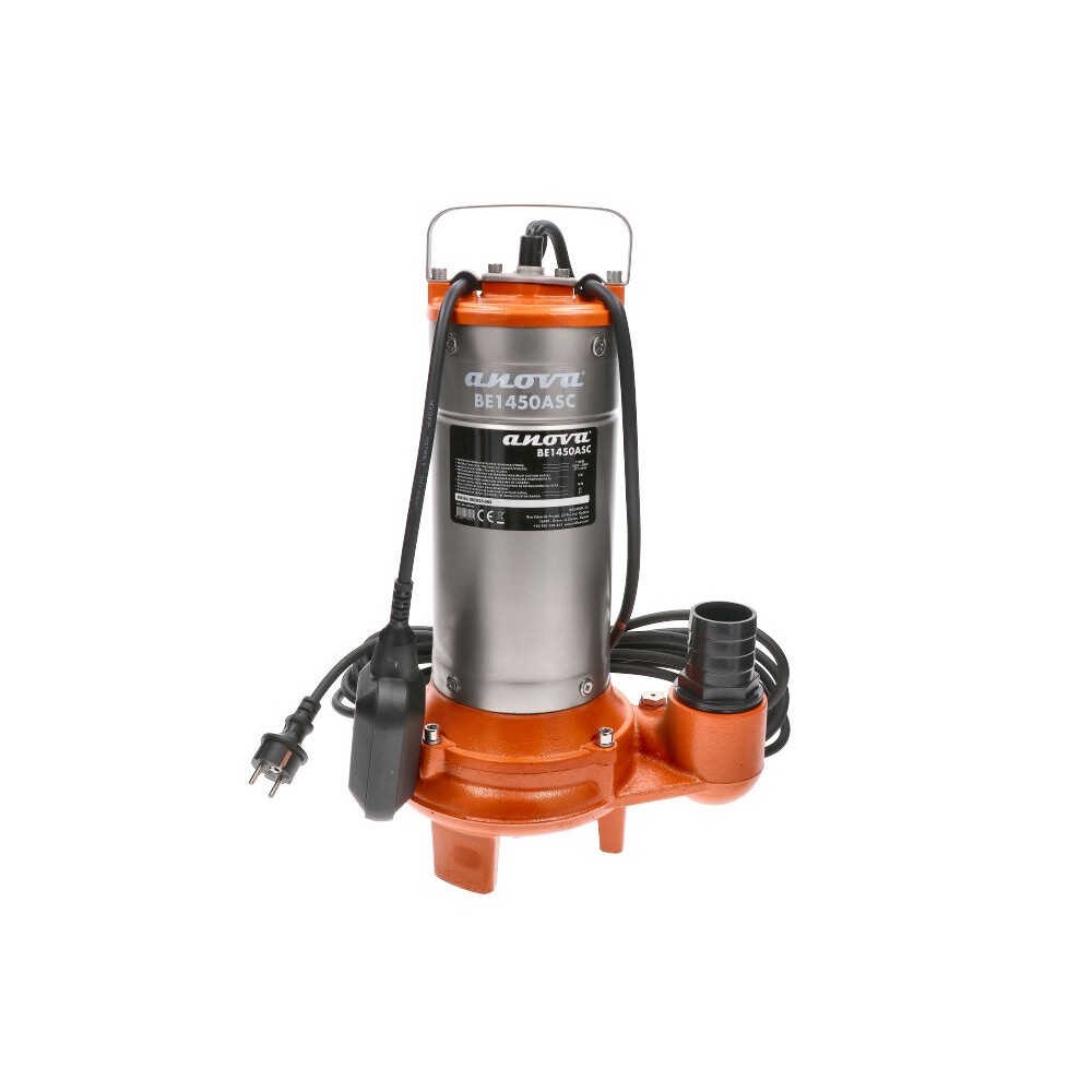 BOMBA ELECTRICA SUMERGIBLE AGUAS SUCIAS 1100W 430L/M - CUCHILLA