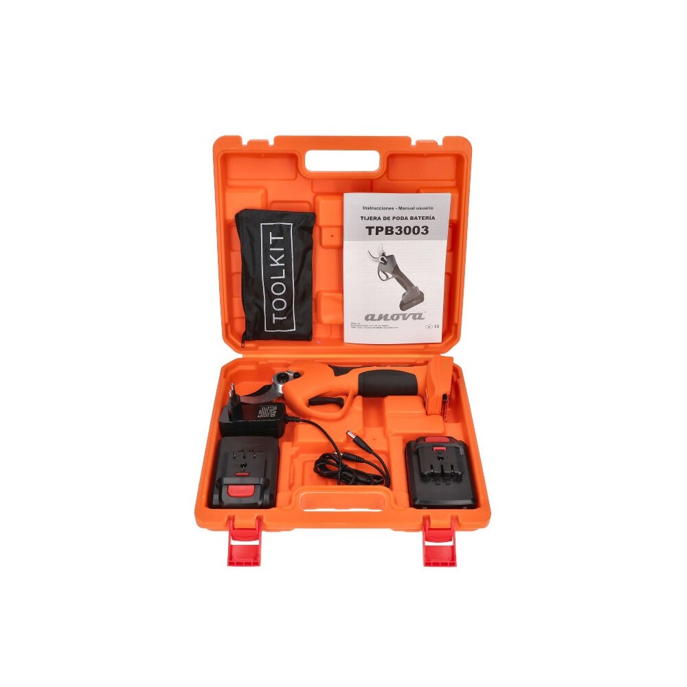 TIJERA PODA BATERIA INALAMBRICA 1050W 21V 2.0Ah 40MM - CORTE PROGRESIVO (INCLUYE 2 BATERIAS)