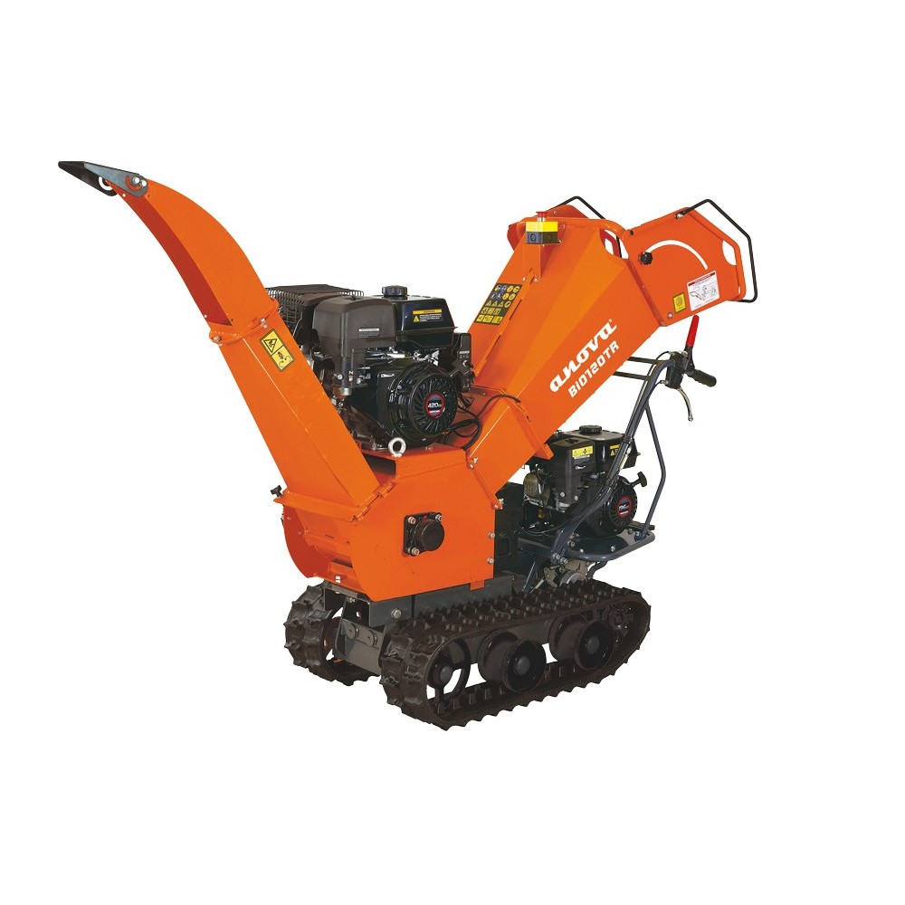 BIOTRITURADOR ANOVA 420cc 14HP CON ORUGAS - 5" 120 MM- ARRANQUE ELECTRICO